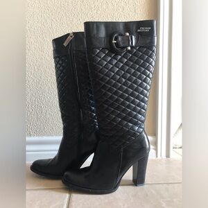 Carmen Steffens Black Quilted Boots
